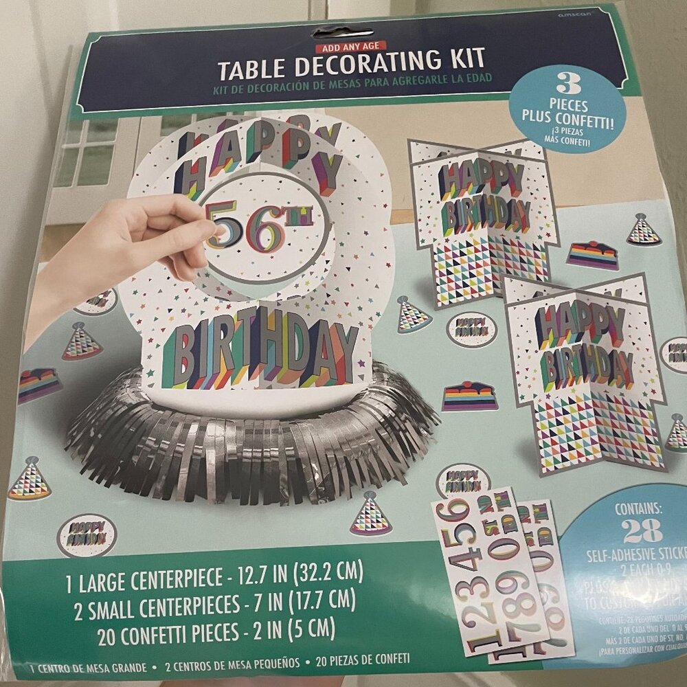 Customizable - Party Table Decorating Kit - MUST BE BUNDLED, MARKED DOWN